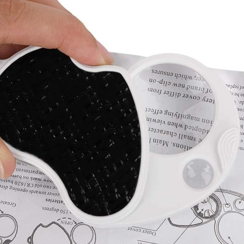 Double-Magnification Led Magnifiers Light Folding Keychain magnifier(1 Pc / Mix Color) view 9