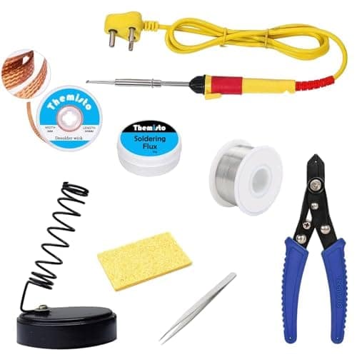 THEMISTO - built with passion Themisto Beginners 8 In 1 Corded_electric Soldering Iron Kit view 2