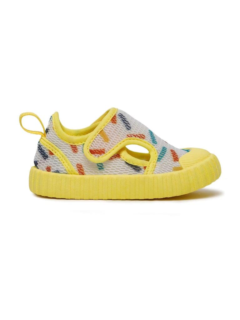 Premium Confetti Toddlers's Walking Shoes - White (Unisex) view 4