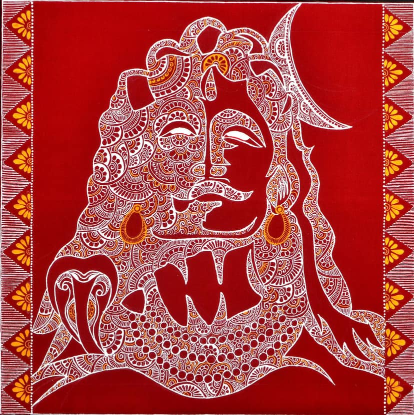 Aipanart decorations Adi Yogi view 2