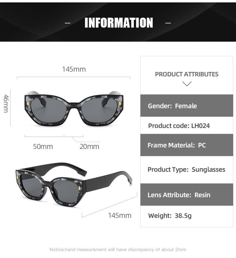 Eyenaks Designer Cat Eye Sunglass For Women | UV400 Protection | Stone Pattern | Durable Metal Hinges | Pack of 1 (Pink) view 6