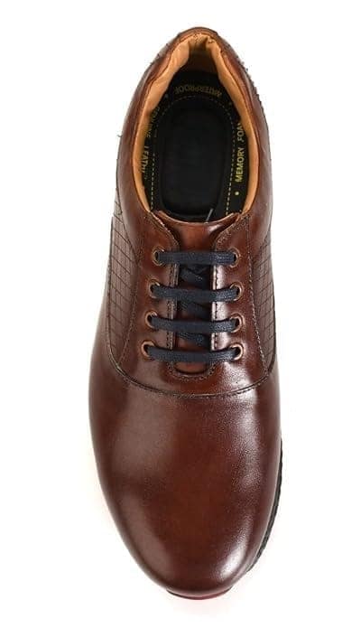 HITCARO Men Proffessional Leather Golf Shoes | Lace-Up | Phylon Sole |Waterproof | Comfortable | Breathable | Sports Shoes view 3