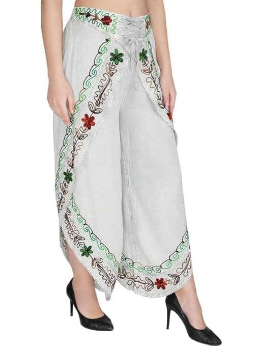 Rayon Women's Regular Fit Relaxed Yoga Fitness Dhoti Pants view 3