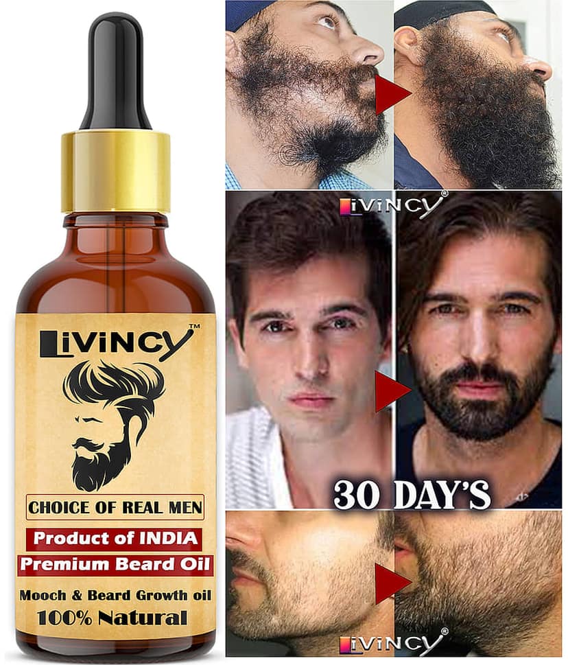 LIVINCY Jojoba Oil Growth And Softness Beard Oil 100 ml
