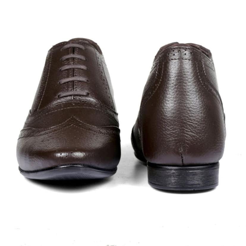 Men's 3 Inch Hidden Height Increasing Formal Work Wear Brogue Oxford Shoes view 7