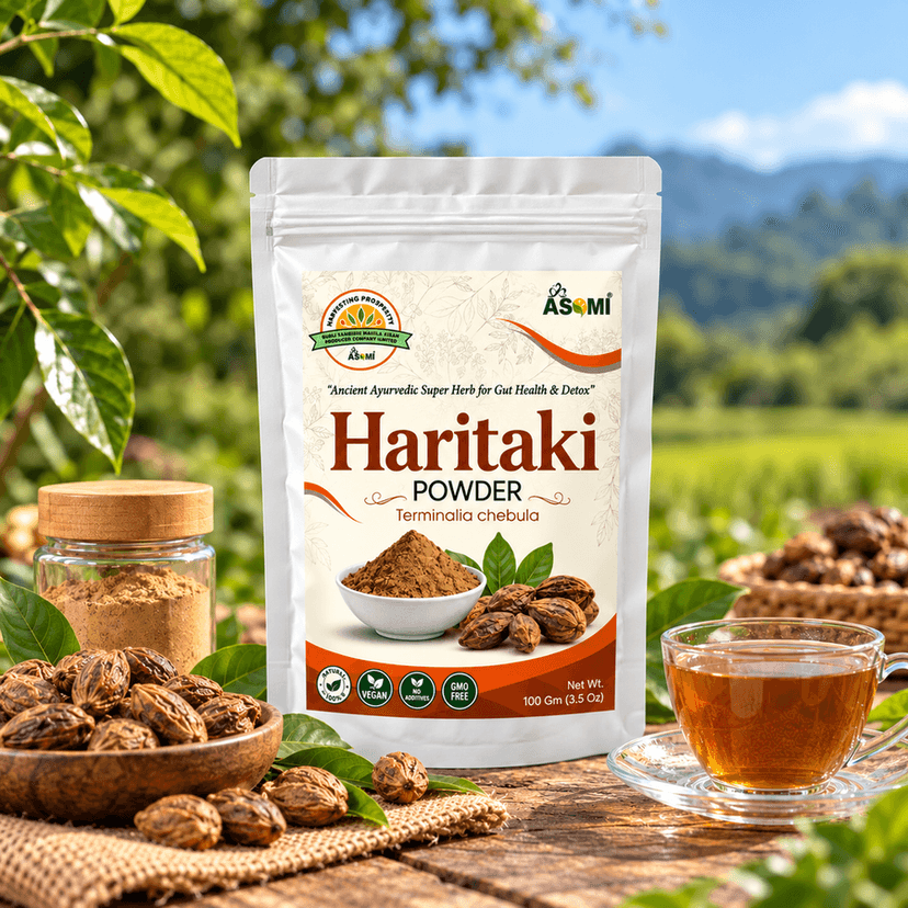 Haritaki Powder | Harad | 100 grams - 100 gm - 1-Pack view 3