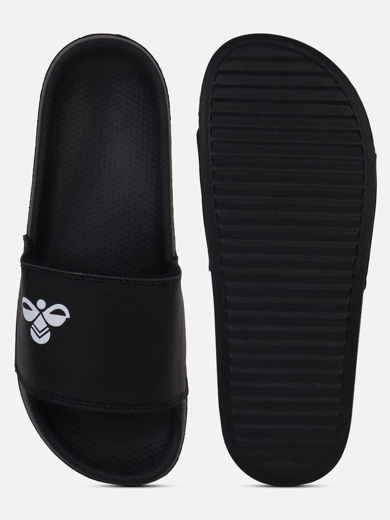 hummel CLASSIC BEE WOMEN SLIDERS Comfortable Cushioned Sole Arch Support Durable Lightweight Flexible Trendy Style Flip flops and Slippers Slides for Women Daily use Chappal view 8