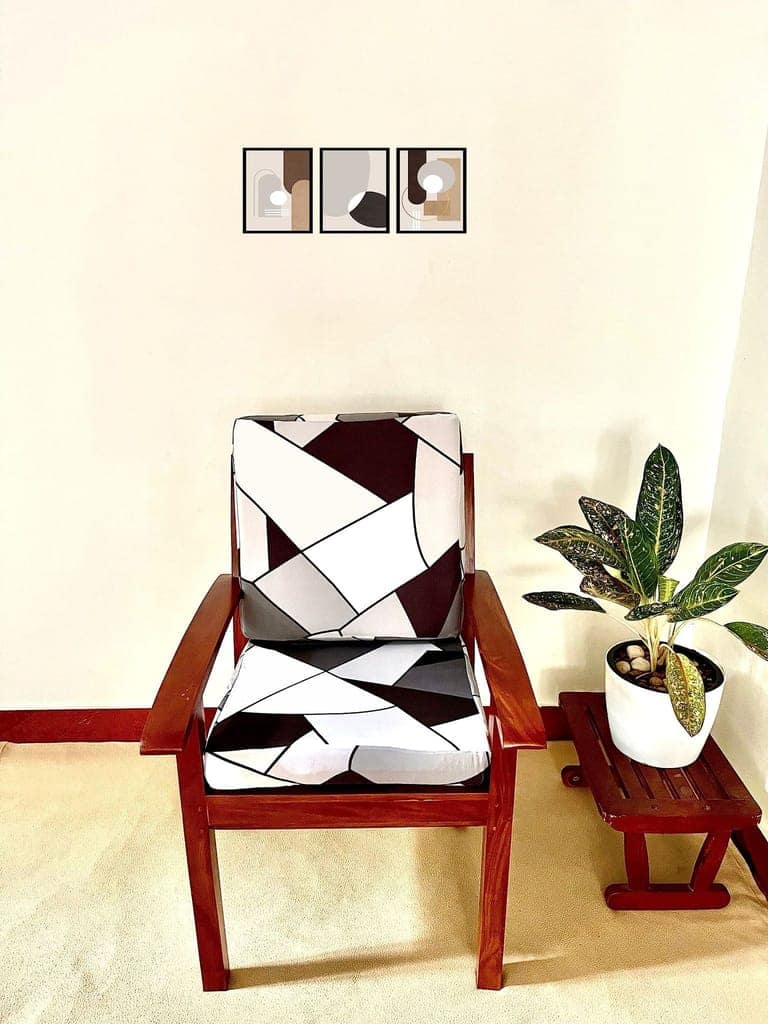 PENTHOOM Sofa Seat Cover, Sofa Protector Cover, Stretchable Sofa Cover for Wooden Sofa Cover with High Density Sofa Cover Cloth Material
