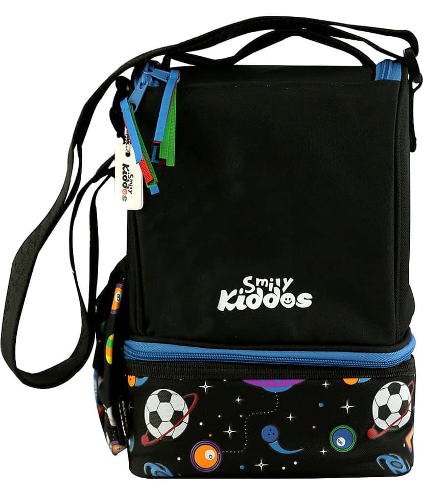 Smily Kiddos Black Polyester Lunch Bag Pack of 1 view 2