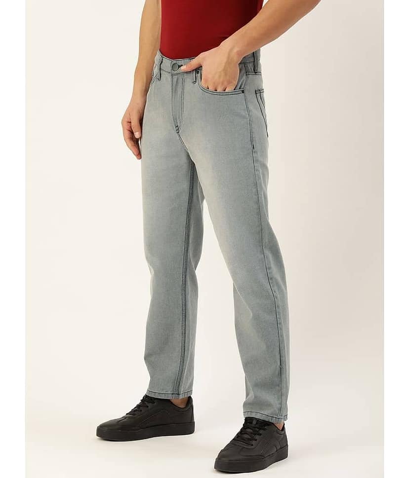 Bene Kleed Regular Fit Basic Men's Jeans - Light Grey ( Pack of 1 ) view 2