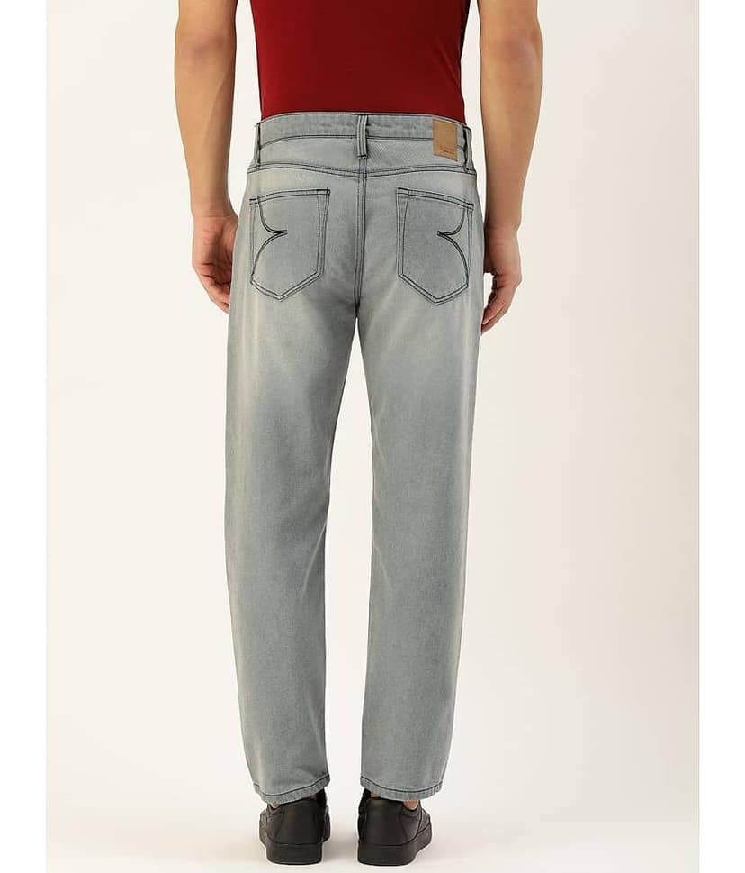 Bene Kleed Regular Fit Basic Men's Jeans - Light Grey ( Pack of 1 ) view 3