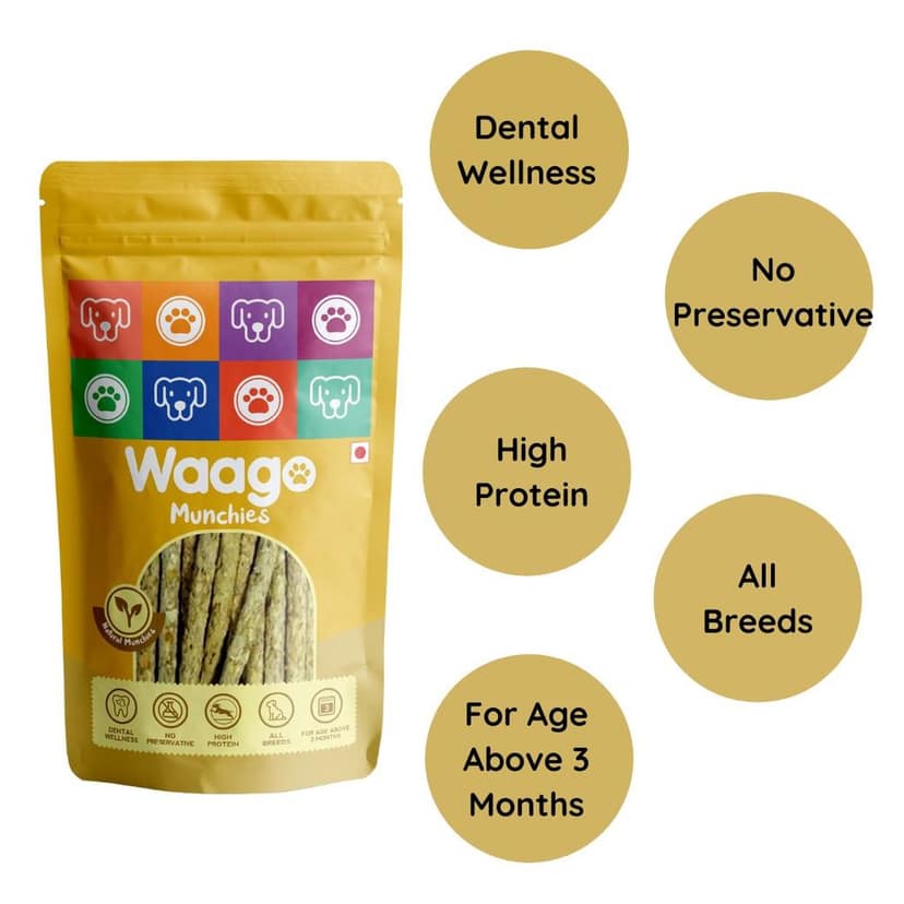 Waago Dog Chew Natural Munchies 300 gm view 3