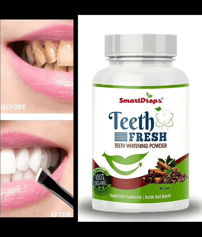Smartdrops Teeth Whitening Powder 80