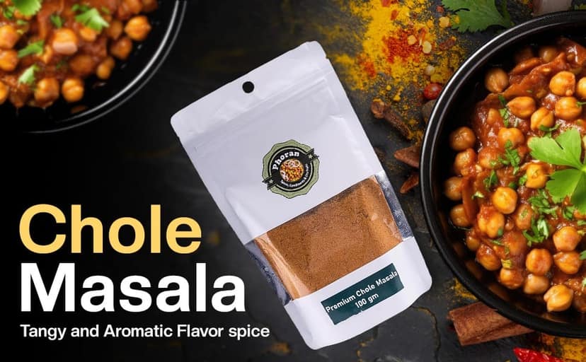 400 gm Cooking Combo Spice Pack - 100 gm each - 4 Street Food Masalas |PavBhaji Masala l Chole Masala l Tandoori Masala l Jeeravan Masala l Phoran- 4 Popular Street Food Masalas for Family Meals view 7