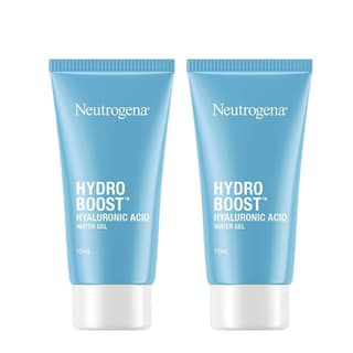 Neutrogena Hydro Boost Hyaluronic Acid Face Moisturizer 15g Pack of 2 (30g) | 24 hours long lasting Hydration | Oil free non sticky light fast absorbing| All Skin Types | For Men & Women Neutrogena Hydro Boost Hyaluronic Acid Face Moisturizer 15g Pack of