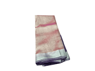 Kota Silk Lavender & Cream Coloured Casual Saree