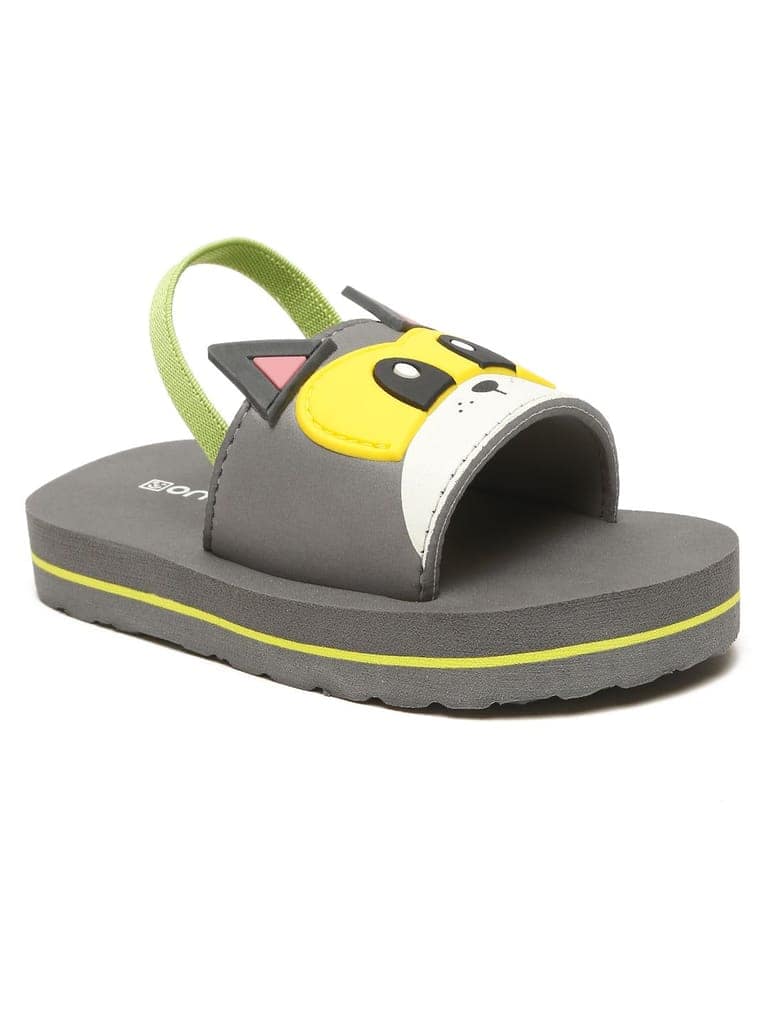 Premium Puppy Artistic Sliders - Grey (Unisex) view 3