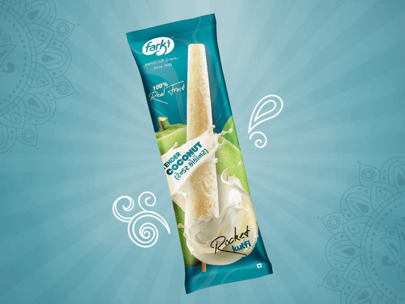 Coconut kulfi