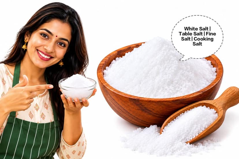 White Salt | Table Salt | Fine Salt | Cooking Salt | Safed Namak