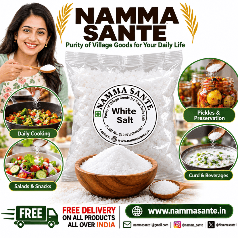 White Salt | Table Salt | Fine Salt | Cooking Salt | Safed Namak view 4