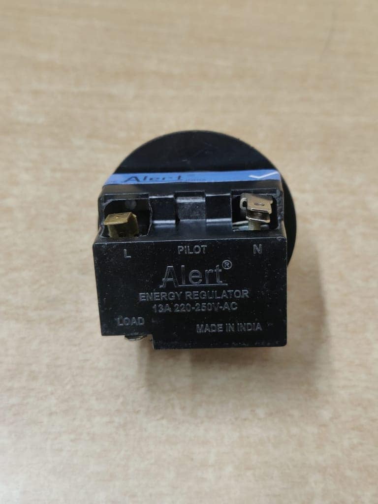 Simmerstat energy regulator (0 - 100 degree) | Infinite Switch (15 Amp, 220-250V AC) view 4