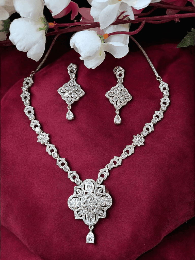 Ellnora's beautiful Amazing Necklace Set with Earrings for all occasion like party & wedding for girls and women