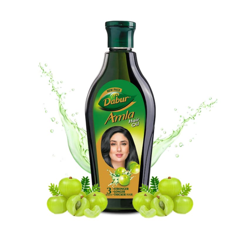 Dabur Amla Hair Oil - For Strong, Long And Thick Hair - 450Ml & Dabur Meswak Toothpaste - 200G (Pack Of 2) view 2