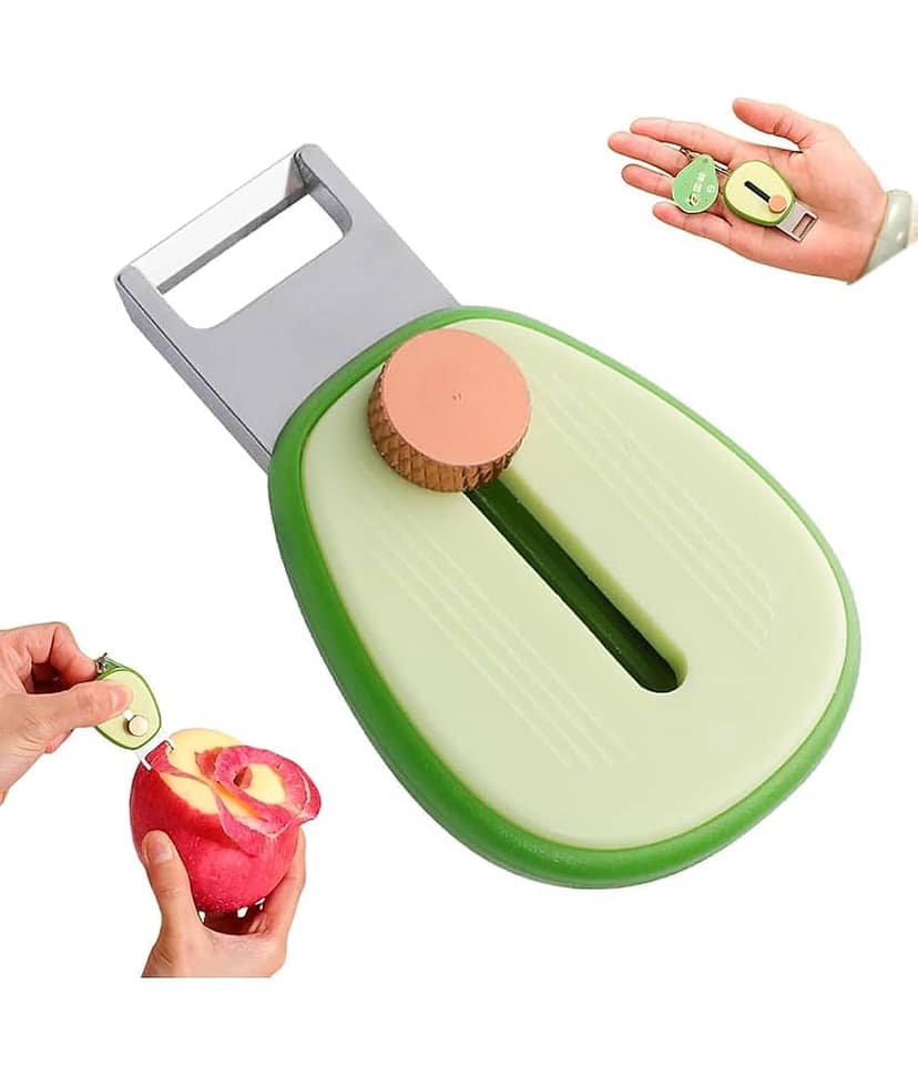 Portable Fruit Skin Peeler, Vegetable Peeler, Kitchen Tool, Multifunction Peeler, Potato Peeler, Apple Skin Remover, Carrot Cucumber Peeler, Stainless Steel Peeler, Handheld Fruit Cutter, Easy Grip Kitchen Gadget.