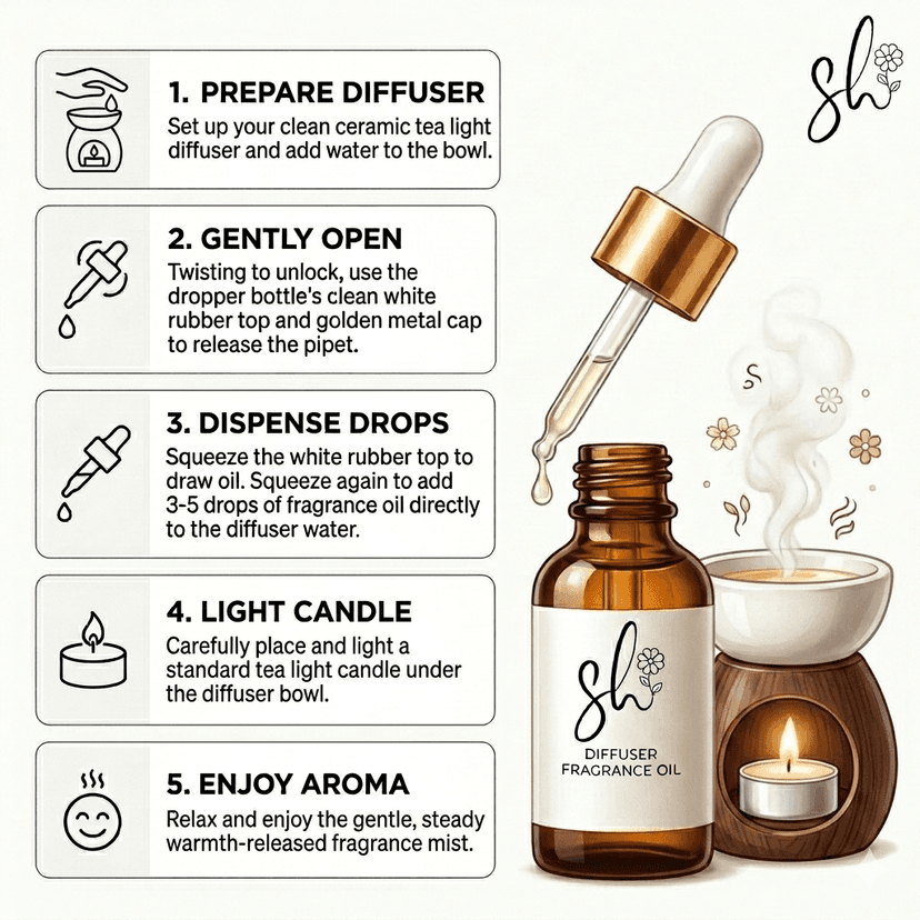 Kesar chandan Cooler & Diffuser Perfume 15ml dropper view 7