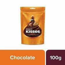 Hersheys Kisses - Almonds Chocolate, 100 G