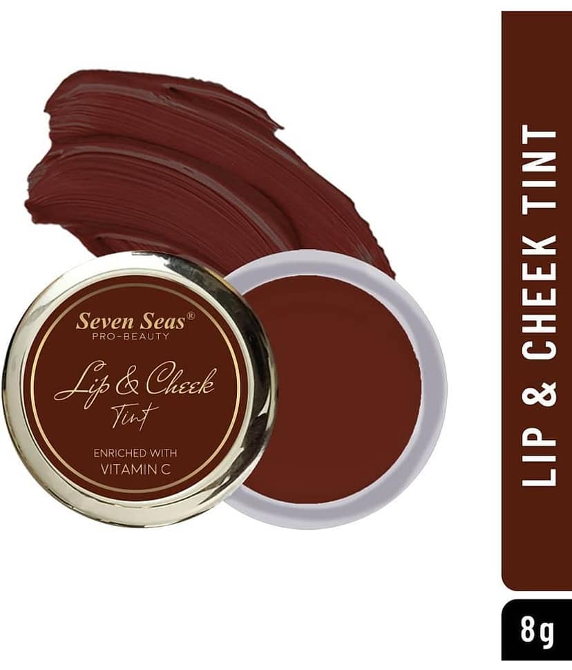 Seven Seas Lips & Cheek Tint Enriched With Vitamin C For Lips,Cheeks and Eye (Hippie Pink 8g)