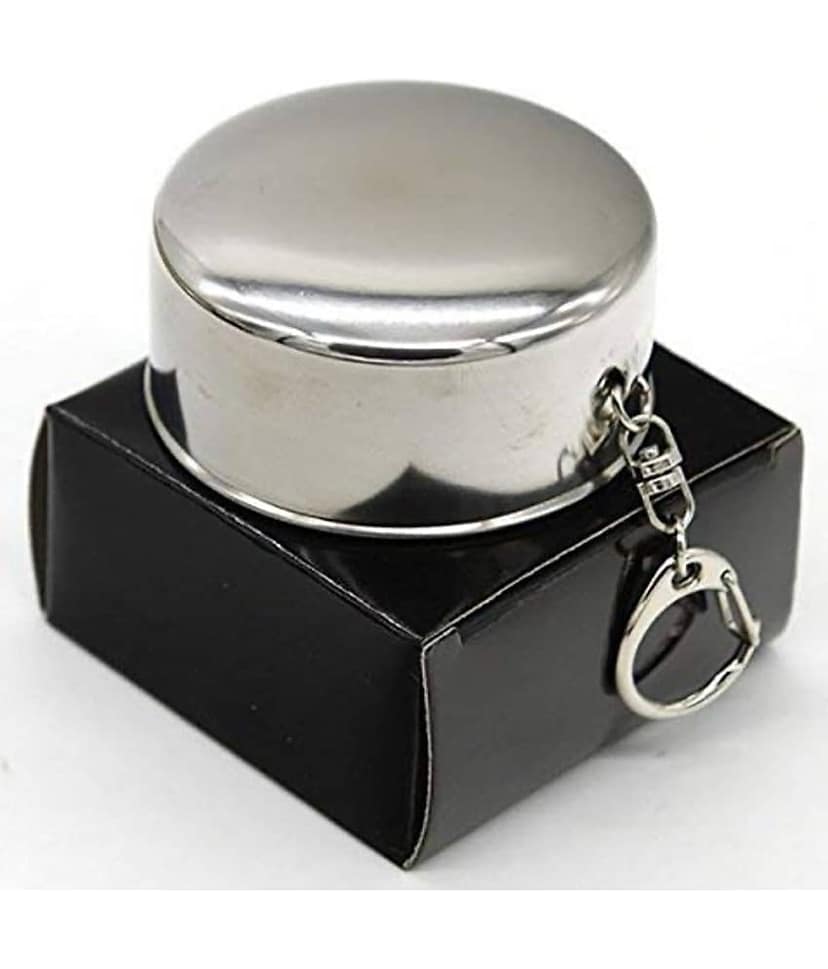 MANDEV STEEL POCKET CUP Solid Stainless Steel Tea Cup 150 ml ( Pack of 1 ) view 2