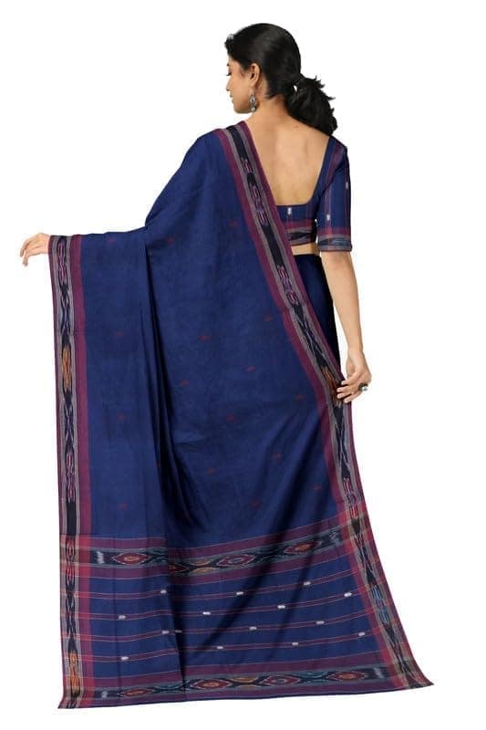 APCO Handloom (A Andhra Pradesh Govt Emporium)- Women's Traditional Pure Handloom Dulla Cotton Saree | DL0047 view 3
