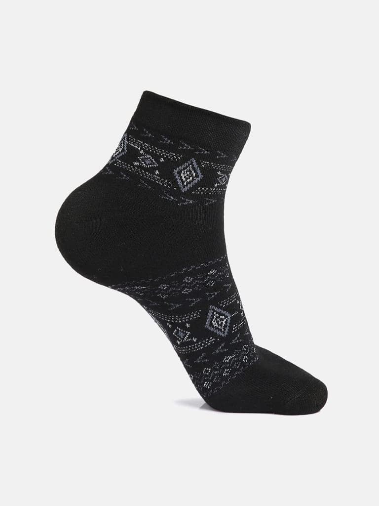 Kolor Fusion Men Above Ankle Length Cotton Socks (Pack of 4) view 4