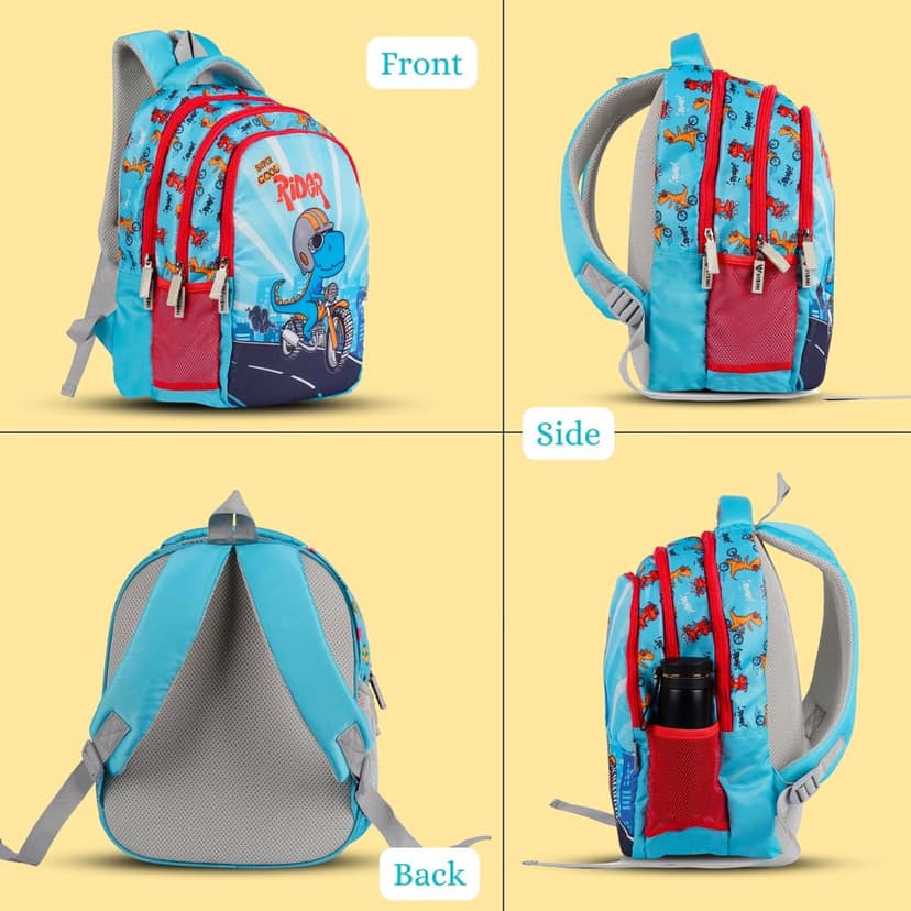 VISMIINTREND School Backpack Bags for Kids | School Bags | Water Resistant | Casual | Picnic | Travel | 5 to 10 Years School Backpack | Bag for Boys | Girls view 8