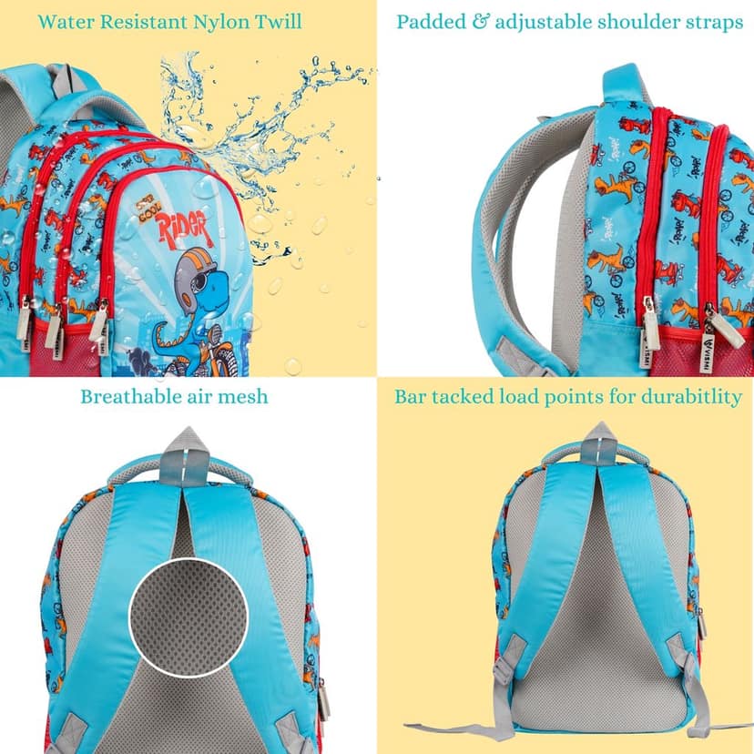 VISMIINTREND School Backpack Bags for Kids | School Bags | Water Resistant | Casual | Picnic | Travel | 5 to 10 Years School Backpack | Bag for Boys | Girls view 9