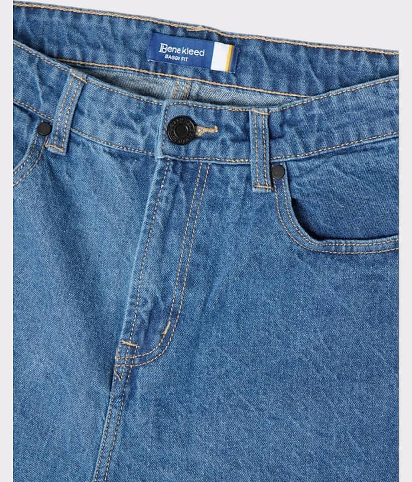 Bene Kleed Solid Men's Jeans - Blue ( Pack of 1 ) view 6