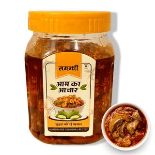 Fresh Handmade Mango Pickle | Aam Ka Achaar 500g Pack | Traditional Taste | No Preservatives