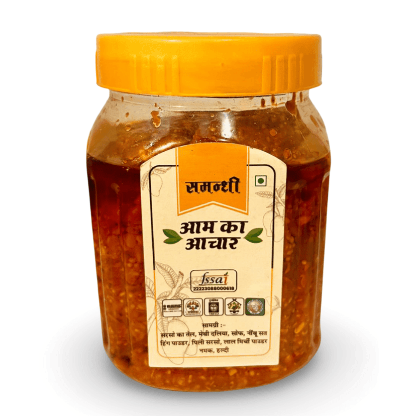 Fresh Handmade Mango Pickle | Aam Ka Achaar 500g Pack | Traditional Taste | No Preservatives view 4
