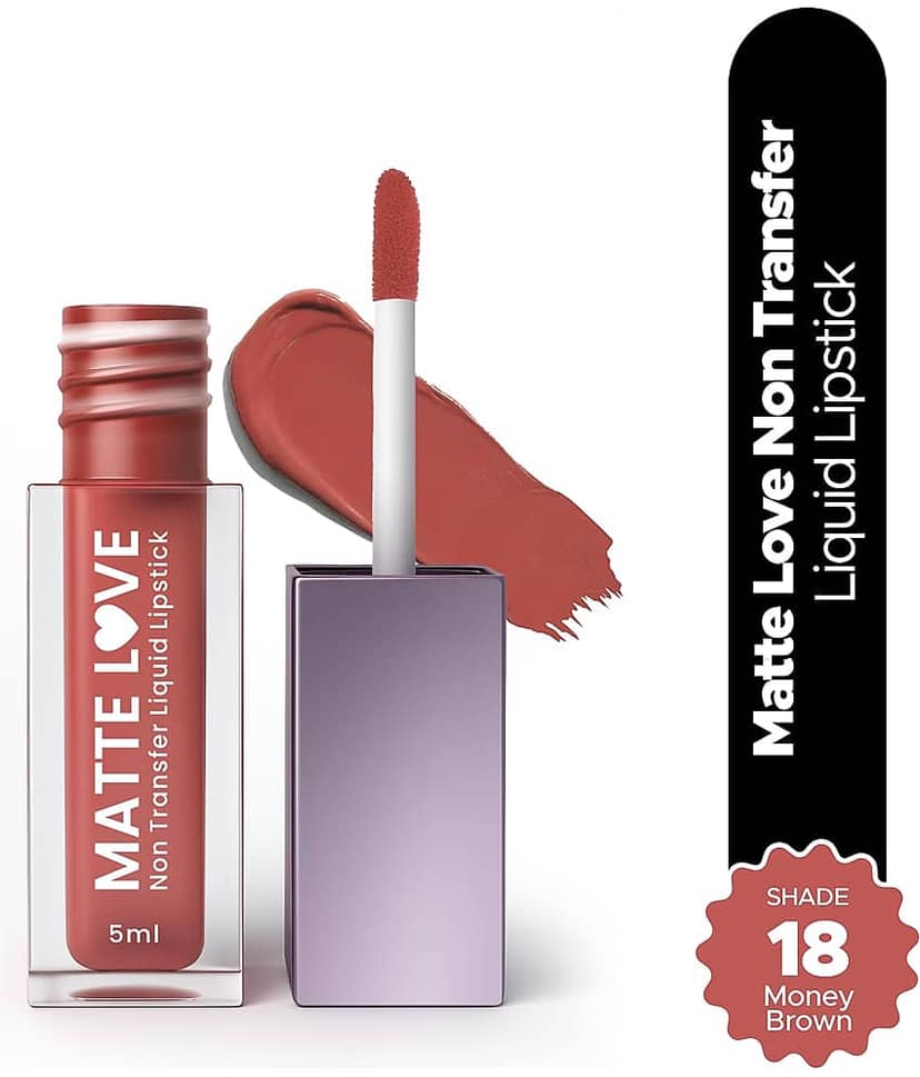 Hilary Rhoda Wine Matte Waterproof Liquid Lipstick ( Pack of 1 )
