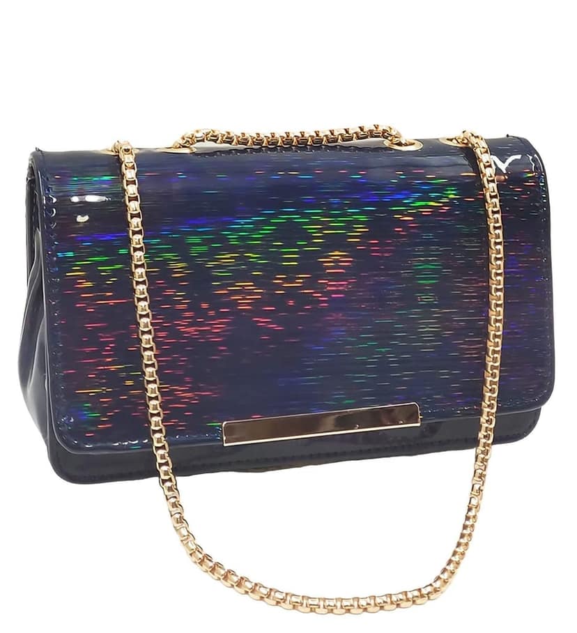 Magnifique Women's Hand/Sling/Side Bag/purse Polyurethane Western (Gold)