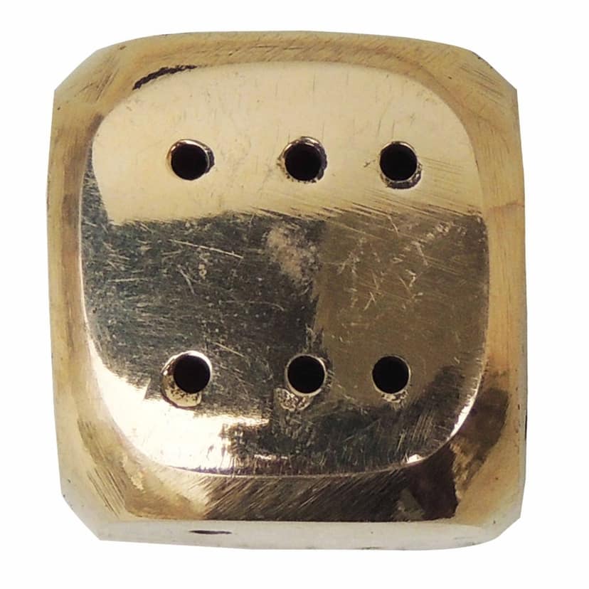 Brass Decorative Pasa, Dice (FMAS373 C) view 4
