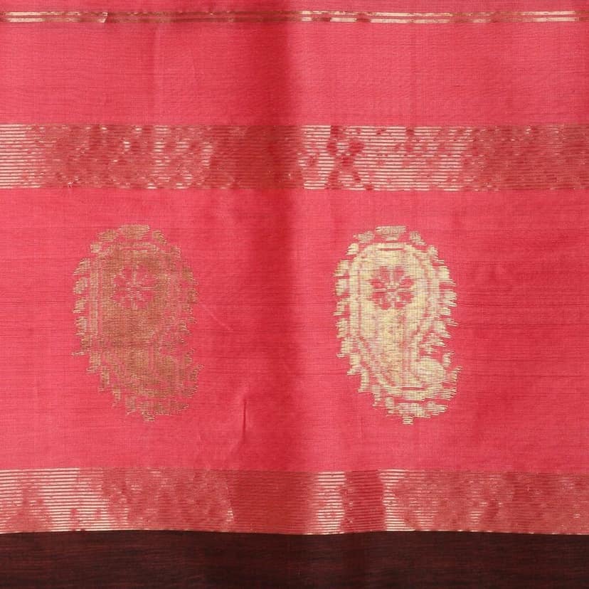 HANDLOOM MAHESHAWRI TRADITIONAL 02 PCS SUIT (SKU - 3S0102050422 Suit 176)