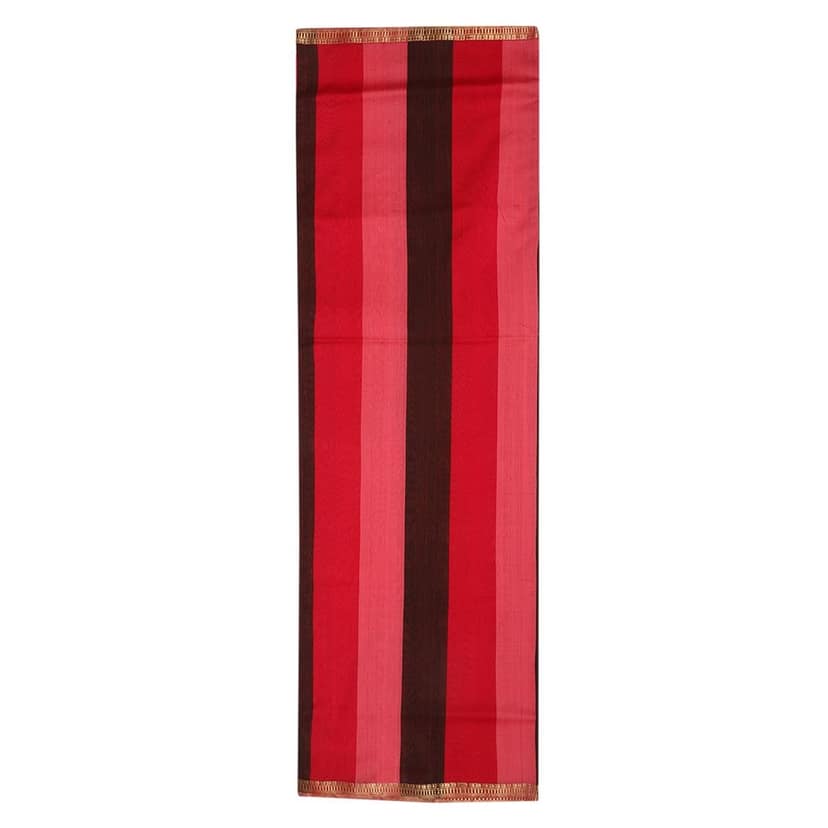 HANDLOOM MAHESHAWRI TRADITIONAL 02 PCS SUIT (SKU - 3S0102050422 Suit 176) view 4