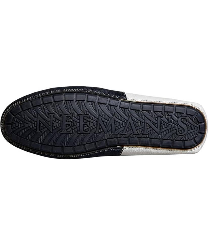 Neemans Color Block Loafers Black Men's Slip on Shoes view 2