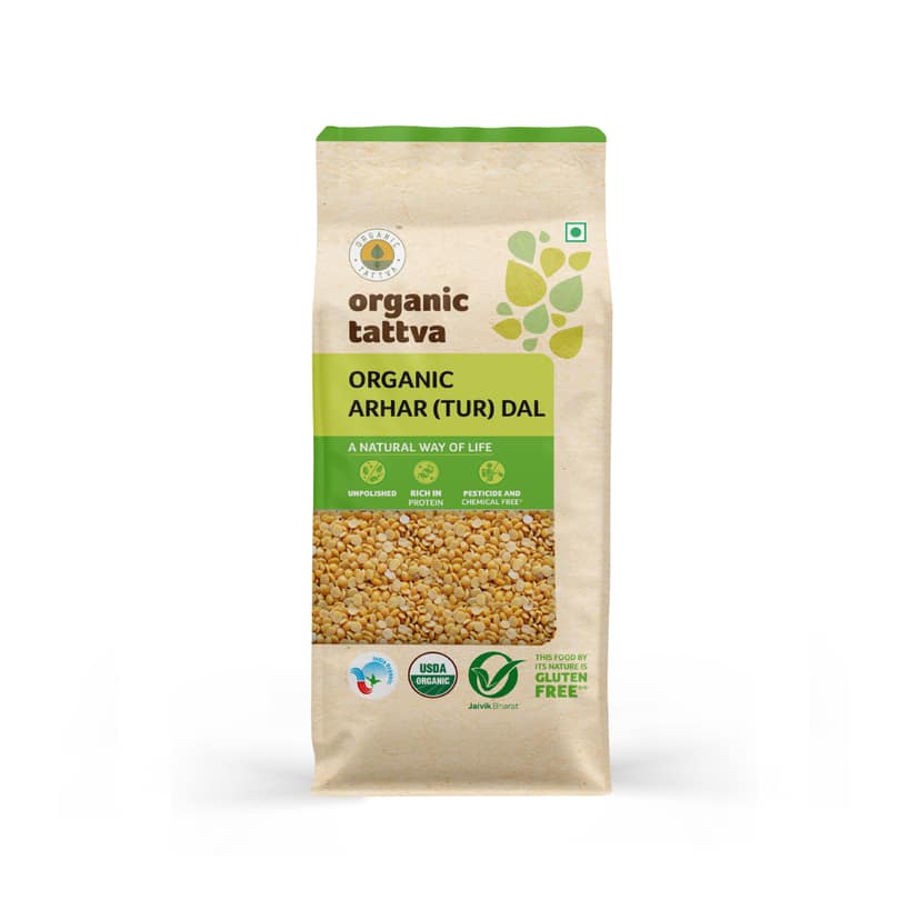Organic Arhar (Tur) Dal 1kg