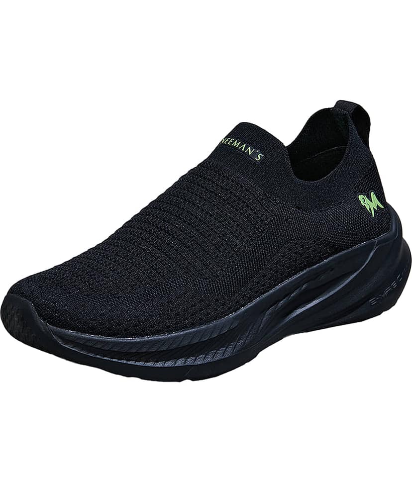 Neemans Black Men's Slip-on Shoes