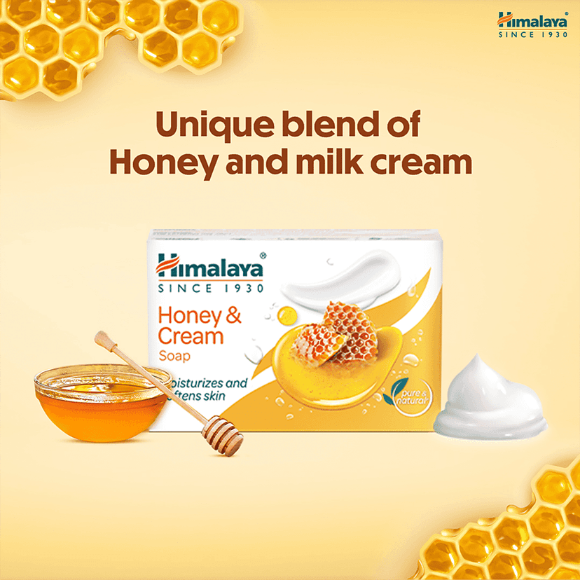 Himalaya Honey & Cream Soap - Nourishes & Softens The Skin, 125 G view 2