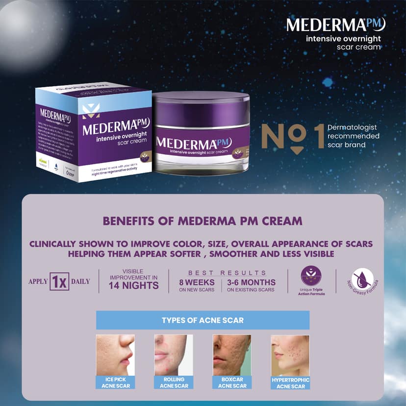 Mederma PM Old & New Acne Scar Removal Cream 30g view 4