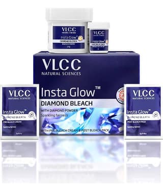 Vlcc Instaglow Diamond Bleach , 60G , Sparkling, Diamond,Like Fairness
